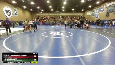 165 lbs Cons. Round 4 - Jesus Franco, Golden Valley (Bakersfield) vs Cruz Lazzaroni-Tamayo, Paso Robles