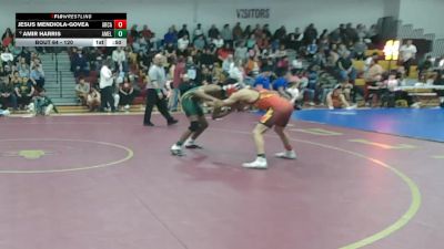 120 lbs Cons. Round 3 - Jesus Mendiola-Govea, Arcadia vs Amir Harris, Amelia