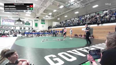 165 lbs Placement Matches (8 Team) - Aiden Russell, Rapid City Stevens vs Levi Veskrna, Brandon Valley