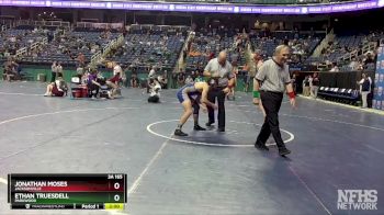3A 165 lbs Champ. Round 1 - Jonathan Moses, Jacksonville vs Ethan Truesdell, Parkwood