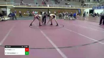 145 lbs Quarterfinal - Noah Frack, Brandywine Heights vs Patrick Edmondson, Southern Columbia