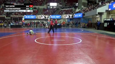68 lbs 3rd Place Match - Clayton Hoffman, Mine Yard Dogs Wrestling Club vs Roy Watne, Elkhorn Wrestling