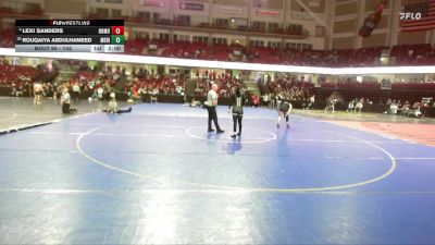 145 lbs Champ. Round 2 - Rouqaiya Abdulhameed, Meridian vs Lexi Sanders, Rocky Mountain