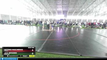 126 lbs Cons. Round 2 - Antonio Mascarenas, Tooele vs Jack Semadeni, Ridgeline