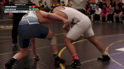 215 lbs Qtr-finals - Jason Singer, Faith Christian Acad vs Luke Boylan, Burrell