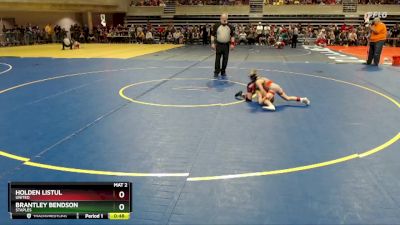 50 lbs Cons. Round 1 - Brantley Bendson, Staples vs Holden Listul, UNITED