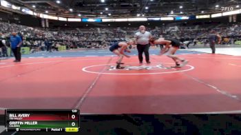 120 lbs Cons. Round 2 - Bill Avery, Tri-Valley vs Griffin Miller, Caldera