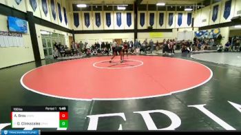 190lbs Champ. Round 2 - Dariuon Clinkscales, Spanaway Lake (Girls) vs Ahmiya Brox, Union (Girls)