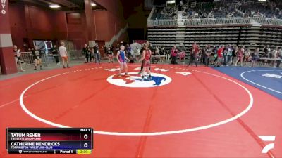 112-118 lbs Round 2 - Tatum Reher, Tri-State Grapplers vs Catherine Hendricks, Torrington Wrestling Club