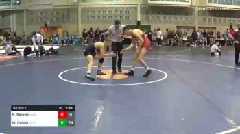 132 lbs Prelims - Nick Bennet, NJ Rams vs Weston Dalton, Team Shutt