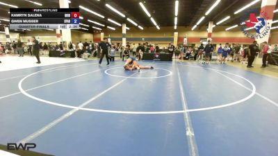 135 lbs Quarterfinal - Kamryn Salena, Grind Wrestling Club vs Gwen Musser, Spartan Mat Club