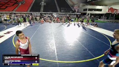 120 lbs Cross Bracket (8 Team) - SERGIO CANALES, Hawaii vs Archer Ferguson, Oregon