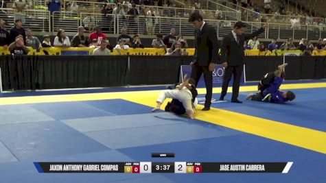 Jase Austin Cabrera vs Jaxon Anthony Gabriel Compas 2025 Pan Kids Jiu-Jitsu IBJJF Championship
