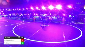 109 lbs Semifinal - Adam Sheppard, Unattached vs Thiago Ortiz, Garden City Wrestling Club