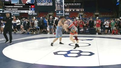 144 lbs Cons. Rd Of 32 - Clinton VerHeecke, Illinois vs Tyler Yancey, Texas