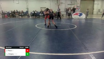 102 lbs Semifinal - Lucas Ridgley, Virginia Elite Wrestling Club vs Joshua Place, North Carolina