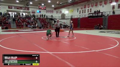 135 lbs Quarterfinal - Bella Miller, Wahlert, Dubuque vs Kim Steffens, Dubuque Hempstead