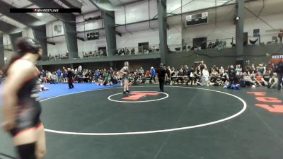 Junior Girls FS - 125 lbs Cons. Round 3 - Yolanda Li, CA vs Karalyn Cook, WA