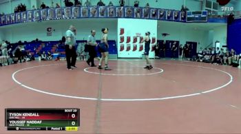 138 lbs Semis & Wb (16 Team) - Tyson Kendall, Oak Hill vs Youssef Naddaf, New Prairie