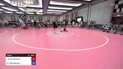 138 lbs Round Of 32 - Brecken Strickland, Pa vs Wyatt Stemberger, Va