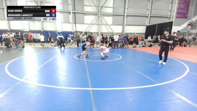 120 lbs Champ. Round 1 - Sam Owen, Washington vs Benjamin Langley, Redmond Wrestling Academy