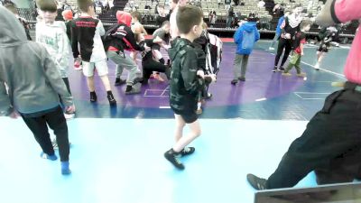 89 lbs 5th Place - Luca Pallies, Centurion vs Jake Kroope, Grit Mat Club