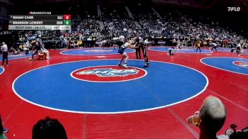 2A-175 lbs Champ. Round 1 - Branson Lowery, Coahulla Creek vs Isaiah Cage, Salem