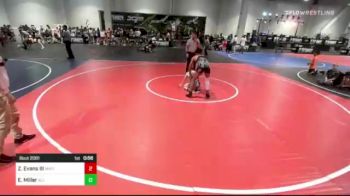 126 lbs Consi Of 16 #2 - Zachary Evans III, Whitted Trained vs Ezekiel Miller, All American TC