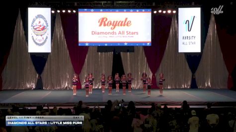 Diamonds All Stars - LITTLE MISS PURR [2026 L1.1 Tiny - PREP Day 1] 2026 The American Royale Sevierville Nationals