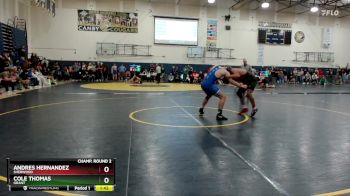 190 lbs Champ. Round 2 - Cole Thomas, Grant vs Andres Hernandez, Sherwood