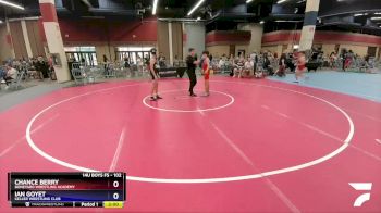 102 lbs Quarterfinal - Chance Berry, Boneyard Wrestling Academy vs Ian Goyet, Keller Wrestling Club