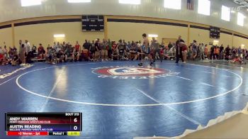 215 lbs Champ. Round 2 - Andy Warren, Perry Meridian Wrestling Club vs Austin Reading, Bulldog Premier Wrestling Club