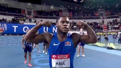 Eli Hall Dedicates 60m Victory To Cameron Burrell