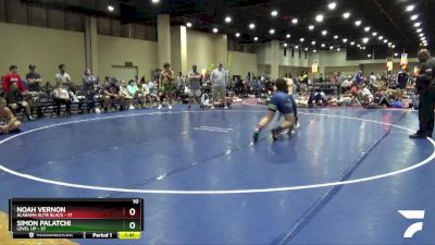 215 lbs Semis & 5th Wb (32 Team) - Noah Vernon, Alabama Elite Black vs Simon Palatchi, Level Up