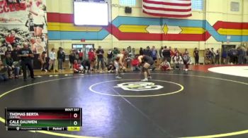 190 lbs Quarterfinal - Thomas Berta, Central vs Cale Dauwen, Pinedale