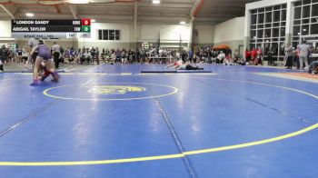 125 lbs Cons. Round 4 - London Gandy, Flossmoor (Homewood-F.) vs Abigail Taylor, Fowlerville (Girls)