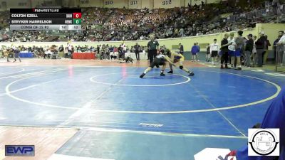 100 lbs Consi Of 32 #2 - Colton Ezell, Saint's Wrestling Club vs Stryker Harrelson, Newkirk