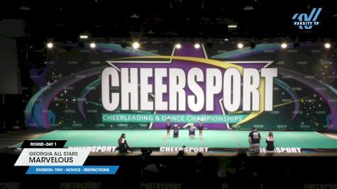 Georgia All Stars - Marvelous [2024 L1 Tiny - Novice - Restrictions Day 1] 2024 CHEERSPORT National All Star Cheerleading Championship
