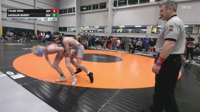 120 lbs Consi Of 8 #2 - Tyler Toth, Keyport vs Lachlan Burdy, Quaker Hill