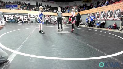 70 lbs Consi Of 4 - Avalynn Anderson, Redskins Wrestling Club vs Ezekiel Boyd, Harrah Little League Wrestling