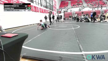 73 lbs Consi Of 4 - Kenneth Wright Jr., Blue Devil Wrestling vs Louden Delk, Tuttle Wrestling