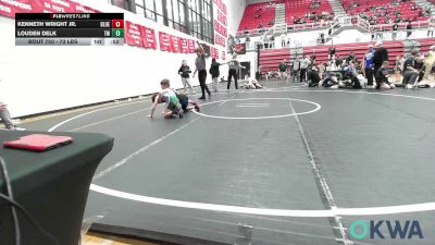 73 lbs Consi Of 4 - Kenneth Wright Jr., Blue Devil Wrestling vs Louden Delk, Tuttle Wrestling