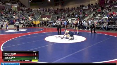 5A 126 lbs Semifinal - Wyatt Wolf, Lake Hamilton vs Jarod Pace, Greenwood