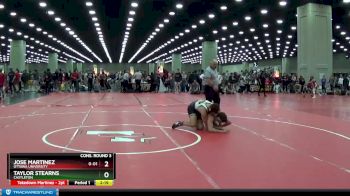 157 lbs Cons. Round 3 - Taylor Stearns, Castleton vs Jose Martinez, Ottawa University