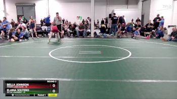 75 lbs Round 2 (6 Team) - Elaina Soltero, So Cal Hammers vs Bella Johnson, Finger Lakes Elite