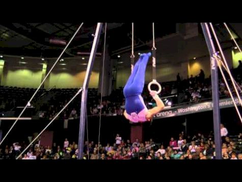 Chris Brooks - Still Rings Finals - 2012 Kellogg's Pacific Rim Championships - 1st