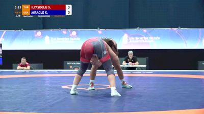 62 kg Qualif - Kayla Miracle, USA vs Selvi Ilyasoglu, TUR