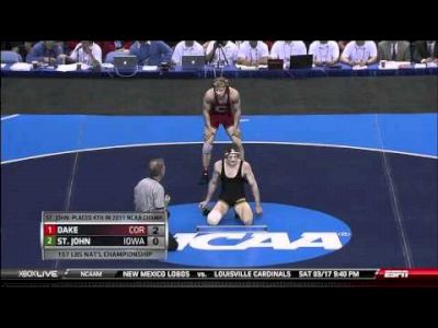 NCAA Wrestling National Championships Division 1 Kyle Dake vs  Derek St John