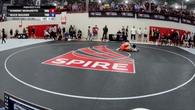 57 kg Cons. Round 4 - Domenic Munaretto, Titan Mercury Wrestling Club (TMWC) vs Mack Mauger, Tiger Style Wrestling Club