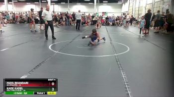 48 lbs Round 2 (4 Team) - Kade Kadel, Full Circle Blue vs Maya Bhandari, 84 Athletes